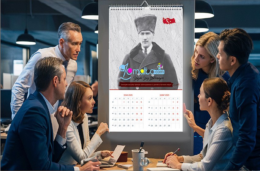 Duvar Takvimi Özel (Atatürk)
