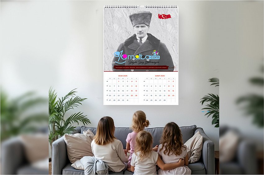 Duvar Takvimi Özel (Atatürk)