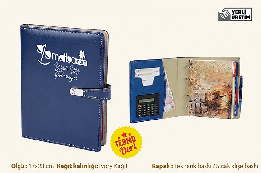 Organizer Ajanda Termo Deri (17x23 Cm)