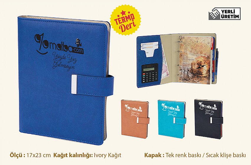Organizer Ajanda Termo Deri (17x23 Cm)
