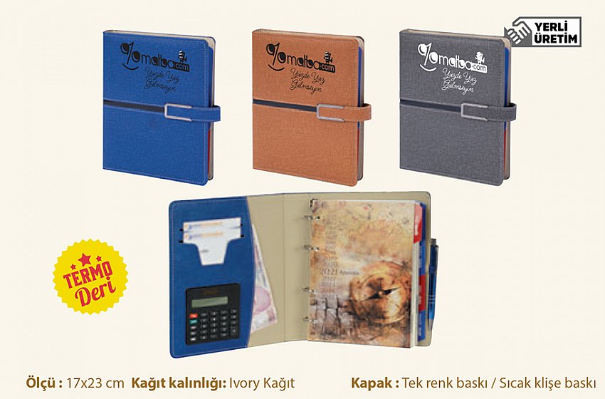 Organizer Ajanda Termo Deri (17x23 Cm)