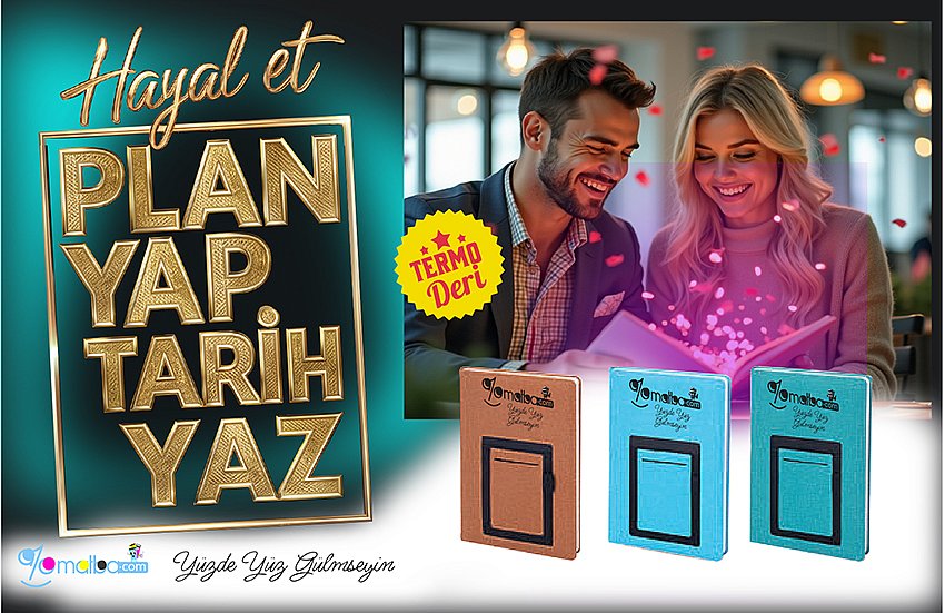 Cepli Deri Defter (15x21 Cm) Kod:201