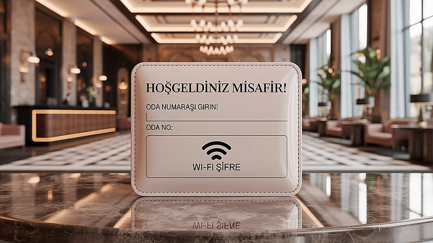 Otel Oda Kart Kılıf Baskı