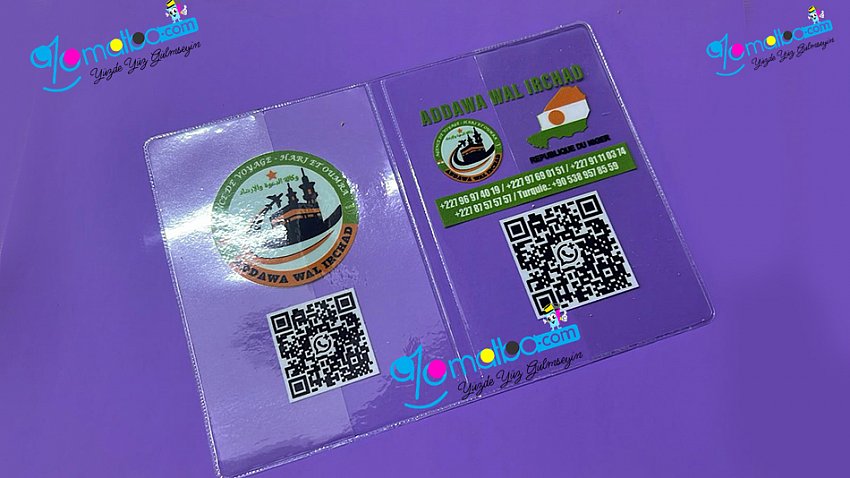 Haç Passport Kabı Baskı