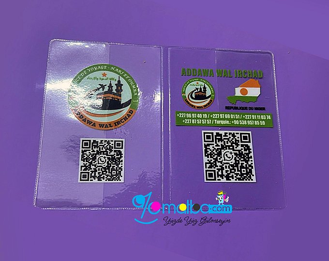 Haç Passport Kabı Baskı