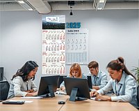 📏 Orta Kuşe Gemici Takvim (Dört Parça Spiralli) Kod-26 küçük görsel