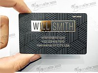 590gr Altın Varak Baskı+Lak Kartvizit 