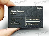 Tek Yüz Altın Varak Baskı Kartvizit 