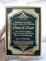 900 gr. Ekstra Black Altın Yaldız Davetiye