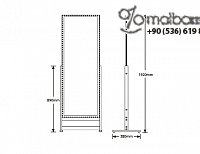 Ayaklı Poster Stand Panosu küçük görsel