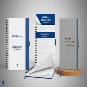 Bloknot Baskı | Spiralli, Tutkallı, Ciltli Bloknotlar küçük görsel