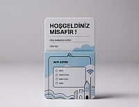 Otel Oda Kart Kılıf Baskı küçük görsel