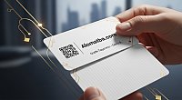 QR Kodlu Kartvizit Baskı küçük görsel