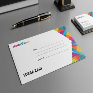📩 Renkli Torba Zarf Baskı küçük görsel