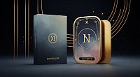 Altın Yaldız Baskılı Tarot Kart Baskı küçük görsel