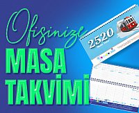 Masa Takvimi Baskı